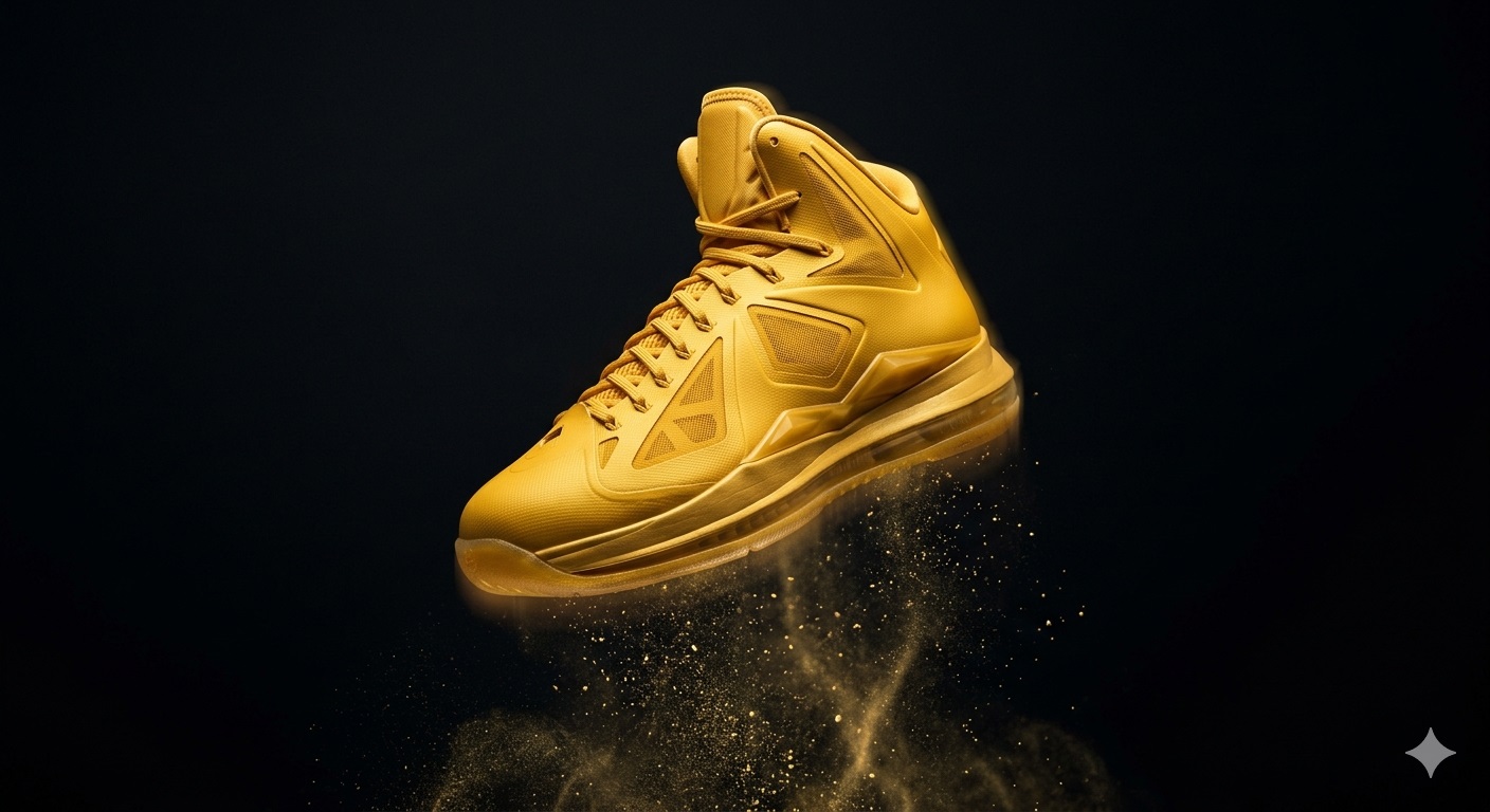 ARCYN RE1GN basketball shoe in golden yellow